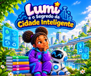 🤖✨ LUMI E O SEGREDO DA CIDADE INTELIGENTE