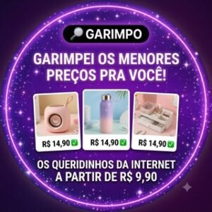 Garimpei os melhores preços tudo a partir de R$0,99