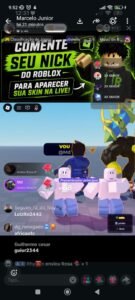 Live tiktok de roblox