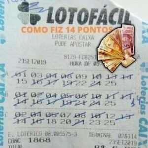 Lotofácil Acerte 14 Pontos💸🔥