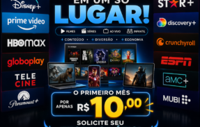 TUDO EM UM SÓ LUGAR POR R$ 30,00 MENSAIS