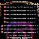 500 curtidas por foto a 0,59$🥰💰