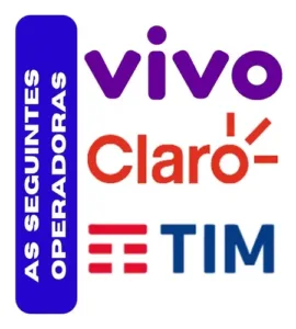 Recarga para operadora Oi TIM Claro