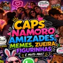 Caps Namoro Amizades memes zueira figurinhas e mui