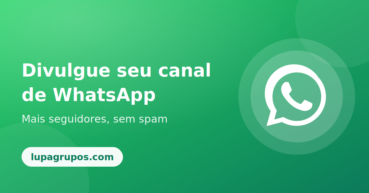 Como divulgar canais no WhatsApp de Vagas de Emprego